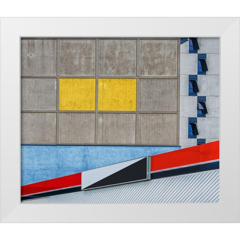 What Can I Say White Modern Wood Framed Art Print by Pearson, Wayne