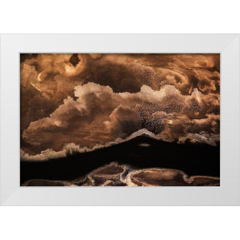 A painting White Modern Wood Framed Art Print by Chang, Phillip