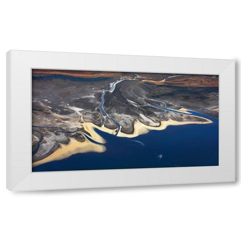 Pattern White Modern Wood Framed Art Print by Chang, Phillip