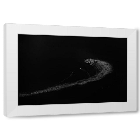 The Path White Modern Wood Framed Art Print by Chang, Phillip