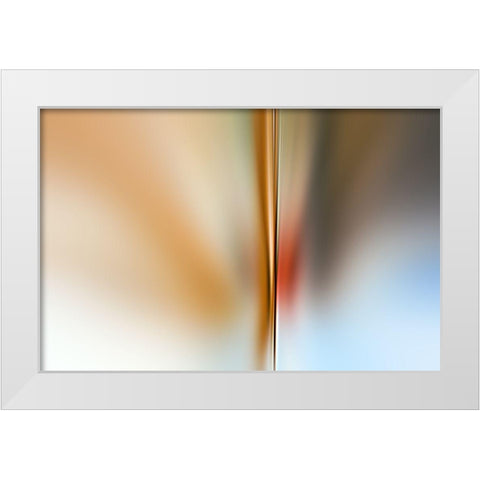 Sepera White Modern Wood Framed Art Print by Claes, Gilbert