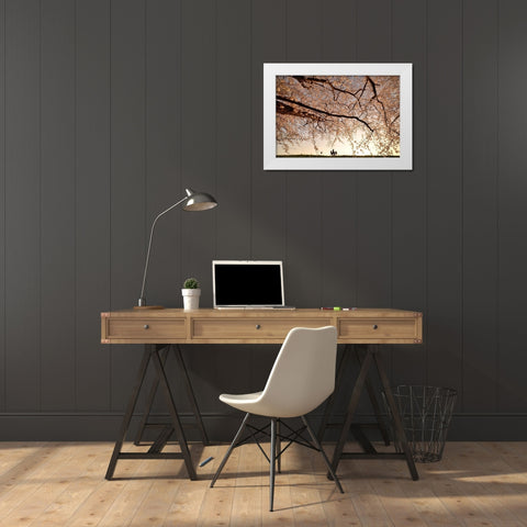 Way Back White Modern Wood Framed Art Print by Takanobu Kano