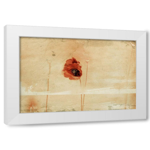 fragment White Modern Wood Framed Art Print by Ignatova, Desislava