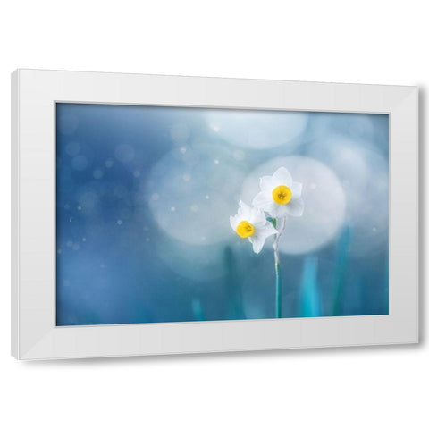 Spirit of moment White Modern Wood Framed Art Print by Suzuki, Takashi