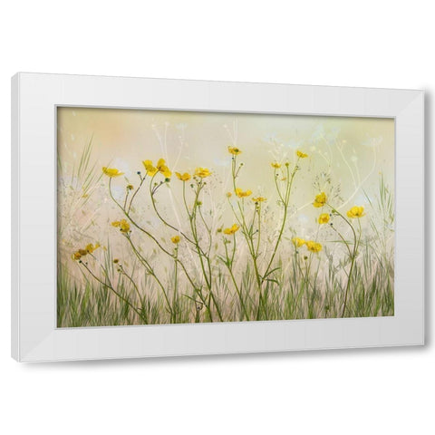 Good morning White Modern Wood Framed Art Print by Talen, Nel