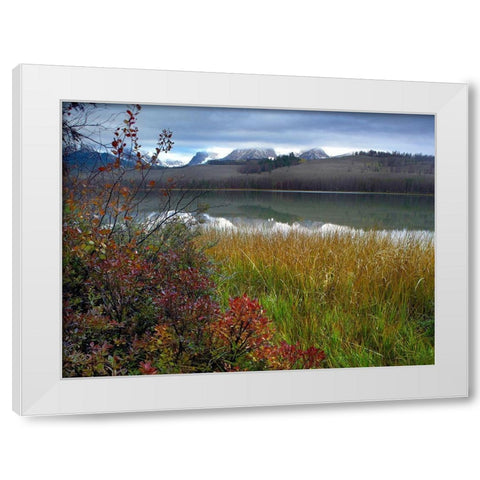 Sawtooth Mountains-Sawtooth National Recreation Area-Idaho White Modern Wood Framed Art Print by Fitzharris, Tim