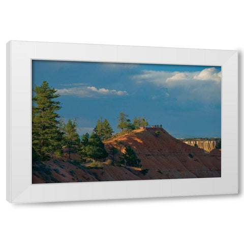 Sunset Point-Bryce Canyon National Park-Utah White Modern Wood Framed Art Print by Fitzharris, Tim