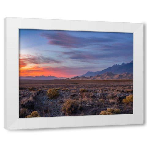 Great Sand Dunes National Park-Colorado-USA White Modern Wood Framed Art Print by Fitzharris, Tim