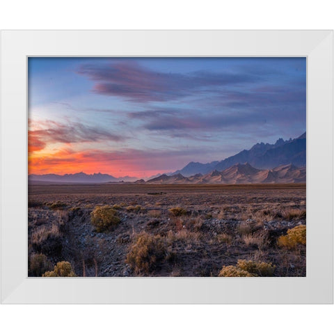 Great Sand Dunes National Park-Colorado-USA White Modern Wood Framed Art Print by Fitzharris, Tim