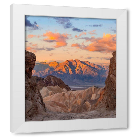 Death Valley National Park-California-USA White Modern Wood Framed Art Print by Fitzharris, Tim