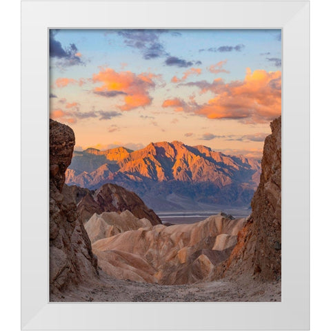 Death Valley National Park-California-USA White Modern Wood Framed Art Print by Fitzharris, Tim