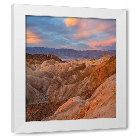 Death Valley National Park-California-USA White Modern Wood Framed Art Print by Fitzharris, Tim