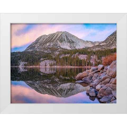 Lake Sierra Nevada White Modern Wood Framed Art Print by Fitzharris, Tim