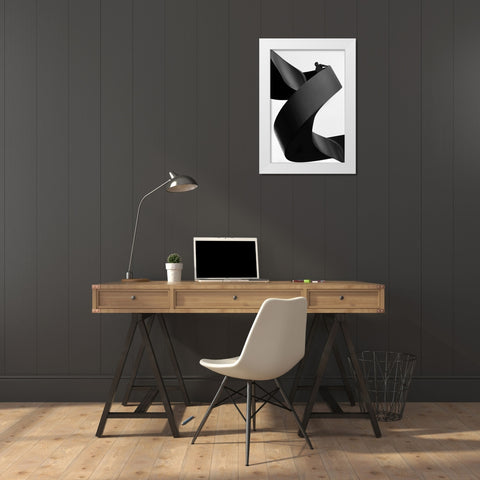 Moving Still White Modern Wood Framed Art Print by Abrantes, Paulo