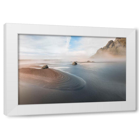 Dreamland White Modern Wood Framed Art Print by Kravanja, Jure