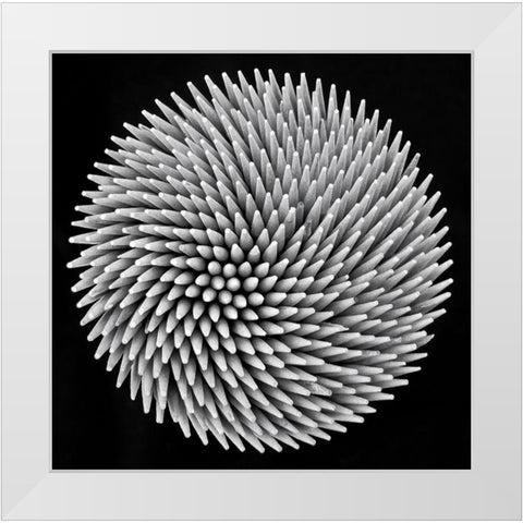 hypnosis White Modern Wood Framed Art Print by Toniolo, Giorgio