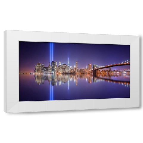 In memorial White Modern Wood Framed Art Print by Martin Castan, David