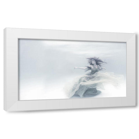 shape of a sound White Modern Wood Framed Art Print by Afandi, Yusuf