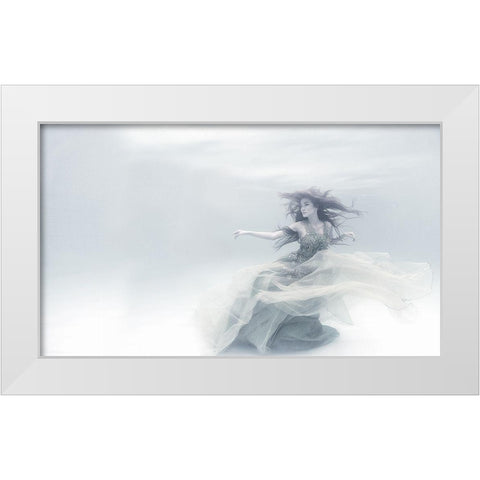shape of a sound White Modern Wood Framed Art Print by Afandi, Yusuf