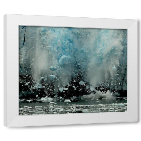 End of the World White Modern Wood Framed Art Print by Tzur, Yair
