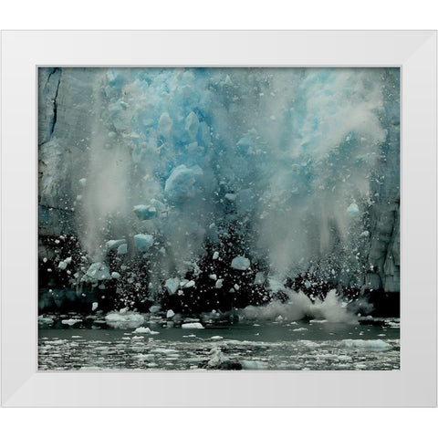 End of the World White Modern Wood Framed Art Print by Tzur, Yair