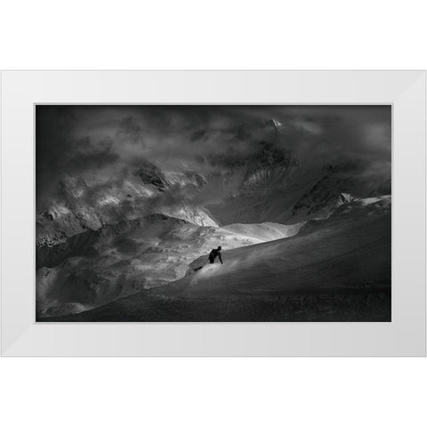 Adventure with Concerns White Modern Wood Framed Art Print by Svoboda Mqep, Peter