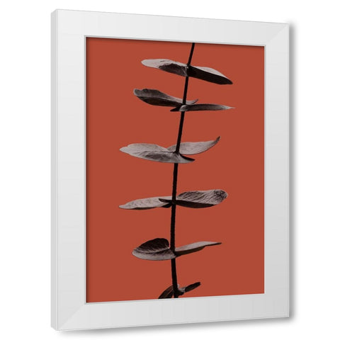Eucalyptus Rust 03 White Modern Wood Framed Art Print by Artographie Studio