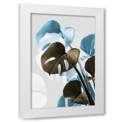 Monstera Creative 13 White Modern Wood Framed Art Print by Artographie Studio