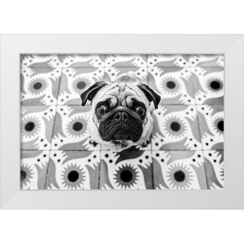 VudAo White Modern Wood Framed Art Print by Abreu, Pablo