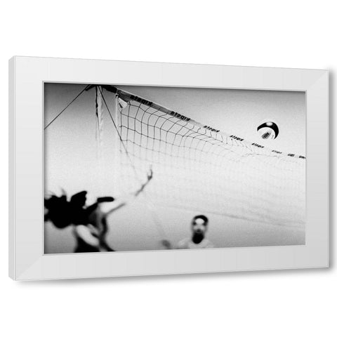 Set Point White Modern Wood Framed Art Print by Correia, Rui