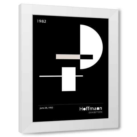 1982 Graphic White Modern Wood Framed Art Print by Artographie Studio