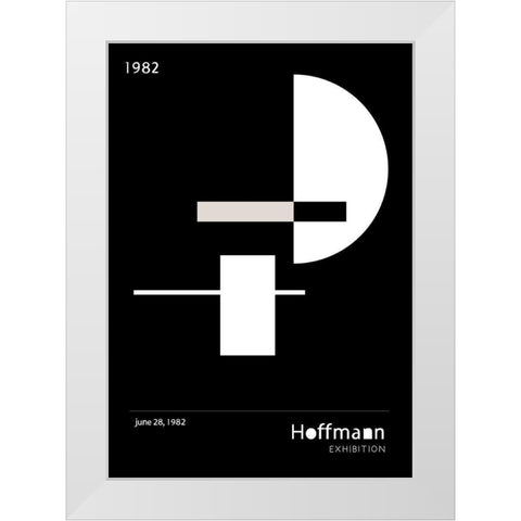 1982 Graphic White Modern Wood Framed Art Print by Artographie Studio