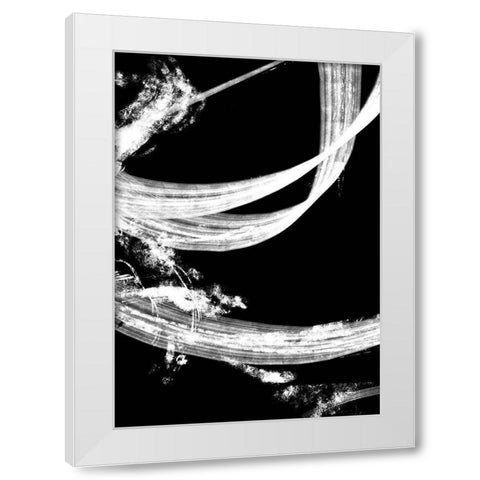 Negatives 006 Tapestry White Modern Wood Framed Art Print by Artographie Studio