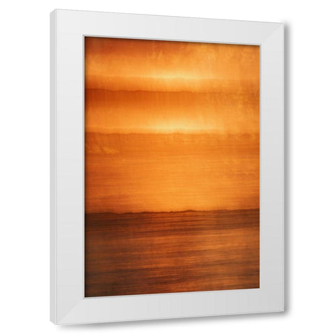 Golden Hour White Modern Wood Framed Art Print by Buelow, Beth