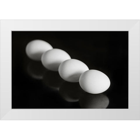 Parallel Worlds White Modern Wood Framed Art Print by Weber, Kate