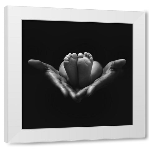 A little miracle White Modern Wood Framed Art Print by Del Grosso, Sebastien