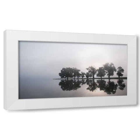 Before my coffee White Modern Wood Framed Art Print by Linkhart, Andy