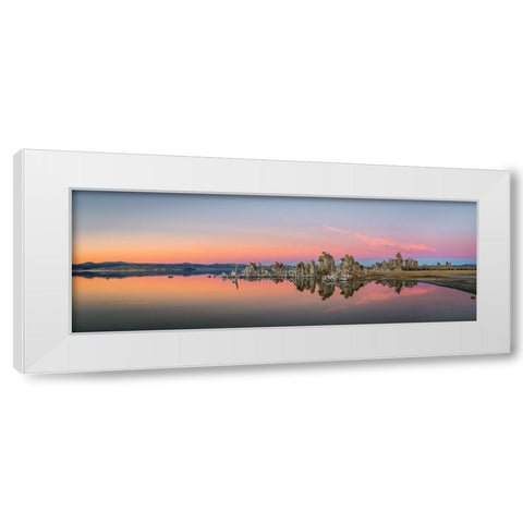 Mono Lake sunset White Modern Wood Framed Art Print by Sink, Jeffrey C.