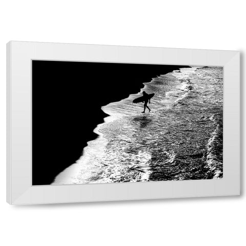 Sconfitto. White Modern Wood Framed Art Print by Della Latta, Massimo