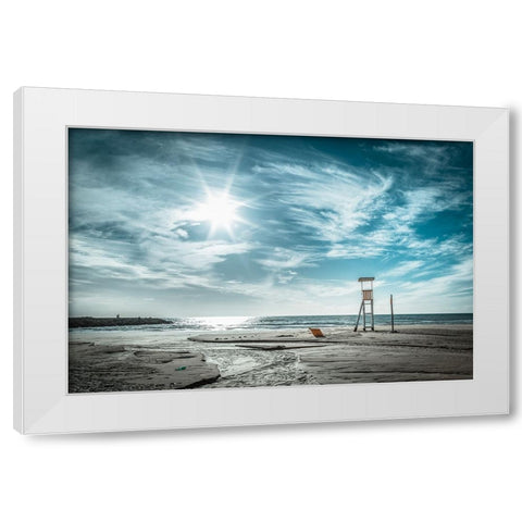 Winter time White Modern Wood Framed Art Print by Principato, Antonio