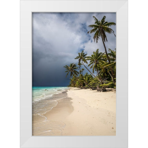 See the storm coming White Modern Wood Framed Art Print by Wrobel, Karsten