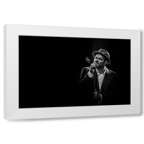Ben lOncle Soul White Modern Wood Framed Art Print by Christophe
