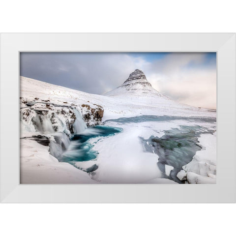 Although its a Famous Subject White Modern Wood Framed Art Print by Wuthrich, Curdin