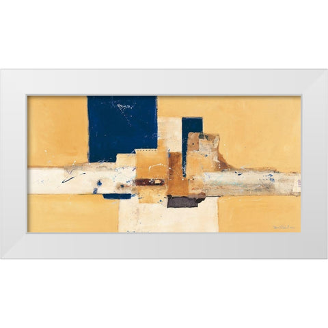 Abstrakt VI White Modern Wood Framed Art Print by van der Werf, Ron