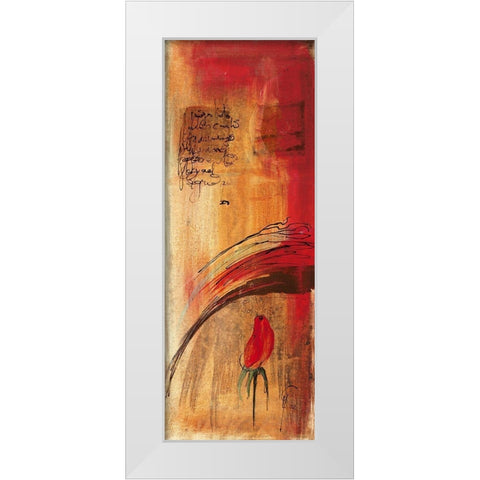 Todos los dias White Modern Wood Framed Art Print by Leys, Gemma