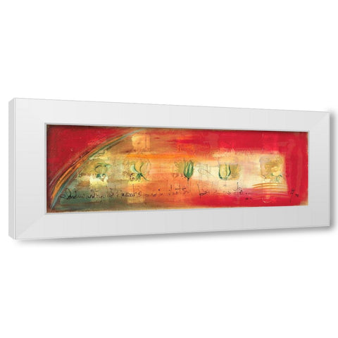 Libertad White Modern Wood Framed Art Print by Leys, Gemma