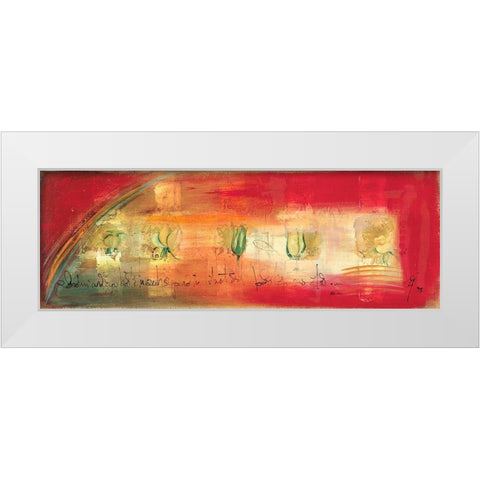 Libertad White Modern Wood Framed Art Print by Leys, Gemma