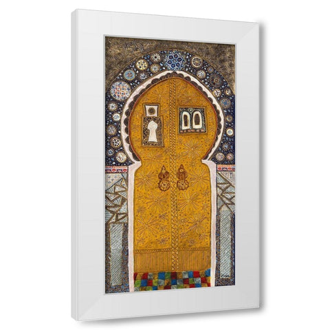 Porte orientale II White Modern Wood Framed Art Print by Maugeri, Valerie