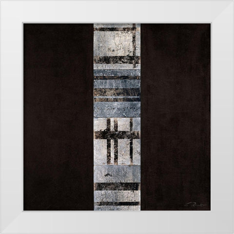 Composition I White Modern Wood Framed Art Print by Planker, Karin