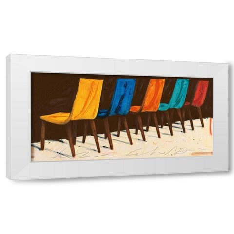 Spazio Nuovo White Modern Wood Framed Art Print by Calvetti, Fabio